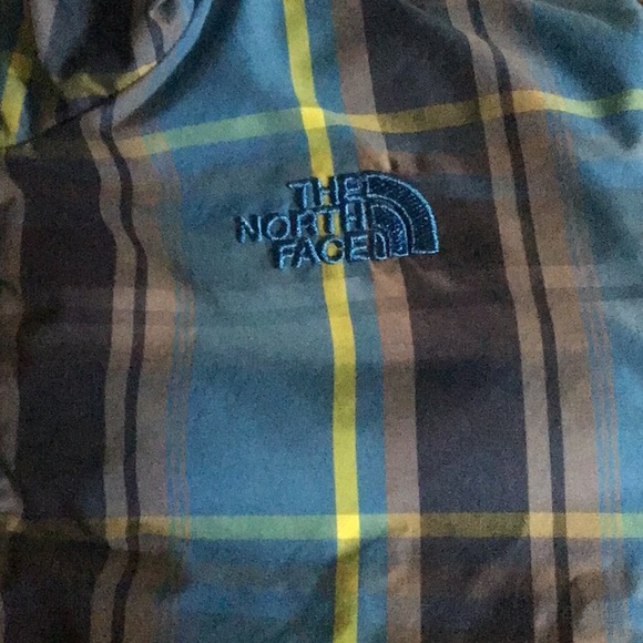 Navy Blue Reversible The North Face Kids Jacket 550 - Picture 8 of 9